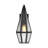 Peninsula 1-Light Outdoor Wall Lantern in Matte Black-265036437