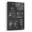 «Tea Bag Blueprint Vernis Chalkboard», art mural en verre acrylique-396357151