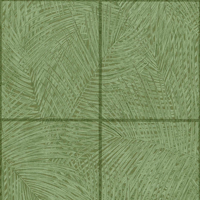 Cettina 10.05m x 53cm Matte Wallpaper Roll, Green