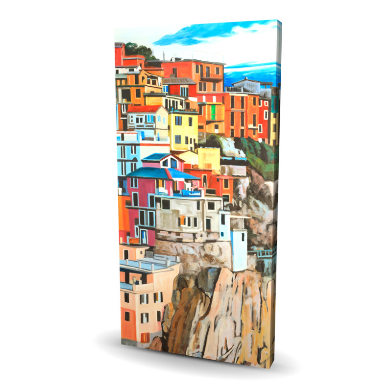 Toile Manarola Italie - Cités | Art mural