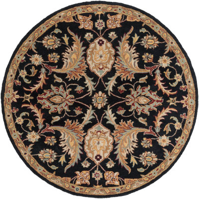 Oriental Handmade Tufted Wool Black/Camel/Beige/Brown Area Rug