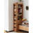 Space Saving Solid Wood Narrow Bookcase with Drawer Storage
