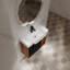 Meuble-lavabo mural avec lavabo en céramique blanche-2091768287