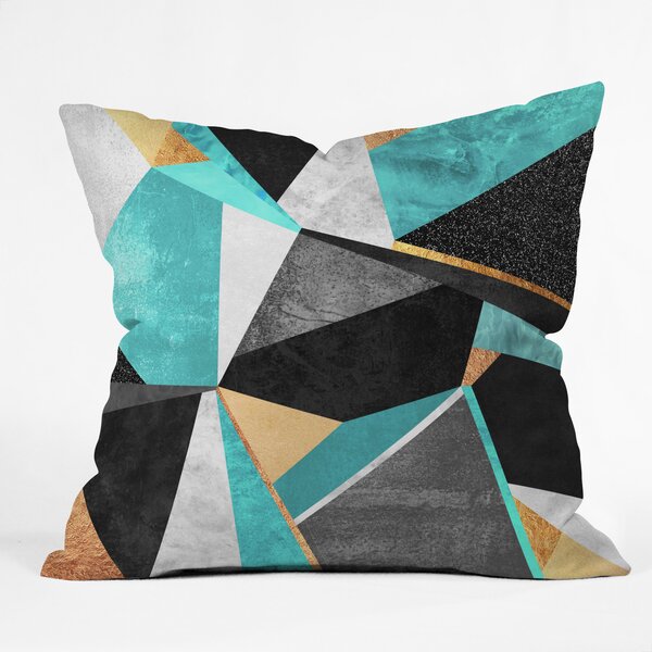 Deny Designs Elisabeth Fredriksson Geometry Throw Pillow | Wayfair