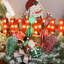 Ensemble de 35 ornements de boule de Noël incassables assortis, babioles, cannes de bonbon, bas, pommes de pin, couronnes, pendentifs, gouttes de faîteau, décorations d'arbre de Noël, elf