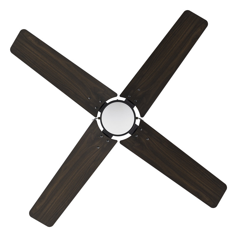 Ventilateur de plafond 52 po, Noyer foncé