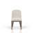Marielle Shelter Upholstered Dining Chair, Cocoa/Ivory
