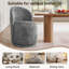 Upholstered Swivel Barrel Chair-1673900925