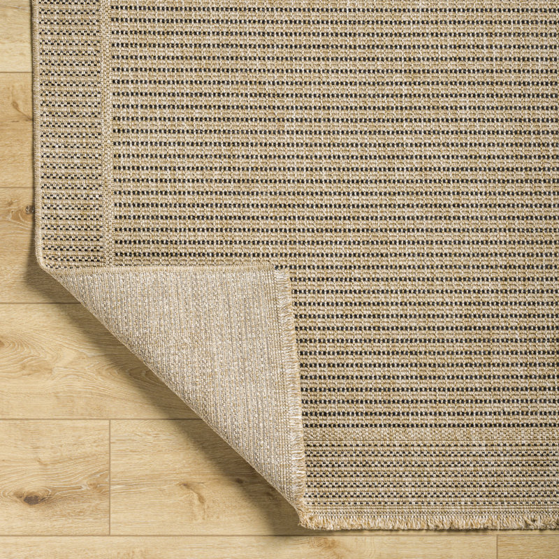 Klara Boho Jute-Look Beige Area Rug, Solid Colour, Rectangle 275 x 200 cm