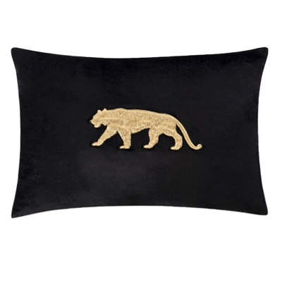Leo Rectangular Velvet Pillow Cover & Insert