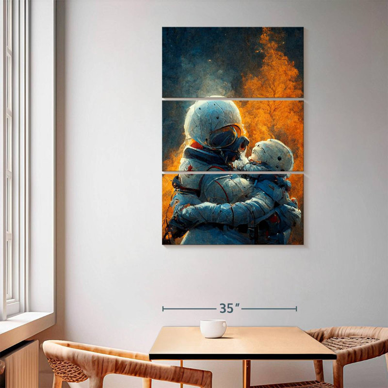 Oberle True Love Means Never Abandoning Someone, 65" H x 42" W