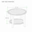  Table d'extérieur 24,25 po x l 24,25 po