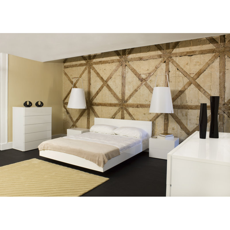 Cay Bed, European Kingsize (160 x 200 cm), White