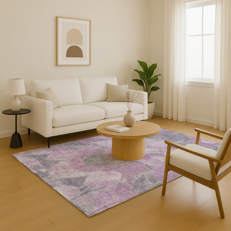 Premium Machine Washable Maag AMF1786 Swirls Rug, Rectangle 9' x 12'