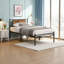 Structure de lit simple TG en acier avec rangement sous le lit-101754176