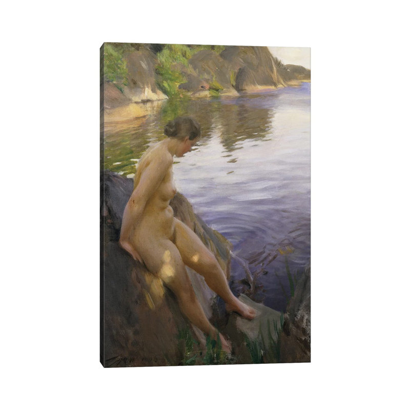 From Sandham; Fran Sandham, 1906 by Anders Leonard Zorn - Wrapped Canvas Print, 30.48cm H x 20.32cm W x 1.905cm D