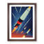 The Unbeatable Spaceship Rocket - Framed Print-409827762-409827764