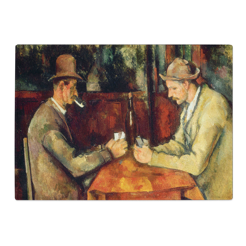 The Card Players Vol.3 by Paul Cezanne Chopping Board, 20cm W x 28.5cm L