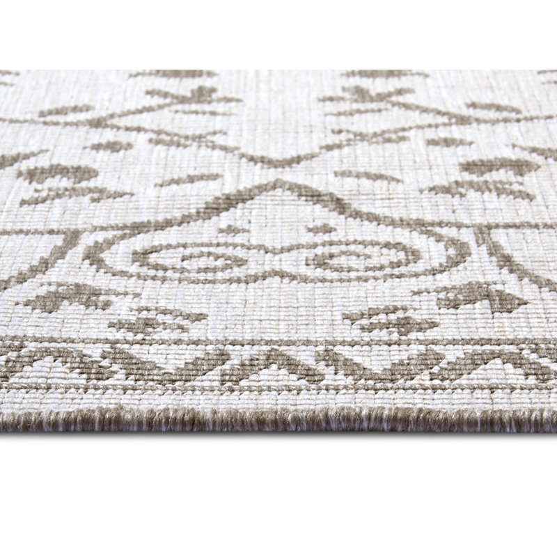 Leyte Flatweave Blue Rug, Rectangle 120 x 170cm