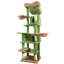 Arbre à chat 68 pouces à niveaux larges et grands 68 pouces, vert-522330794