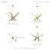 Swanner 10 - Light Dimmable Modern Linear Chandelier
