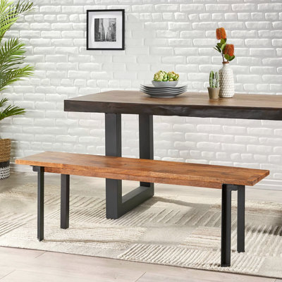 Bancs d'extérieur Carlisle, noir + brun champêtre