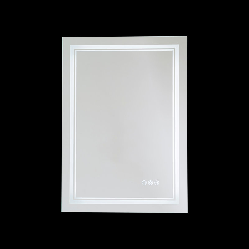 Juwanda Aluminum Rectangle Mirror, 27.5" x 19.75"