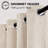 Lythrodontas Faux Linen Total Blackout Curtain Panels-75185228-75185232