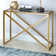 Calix Glass Top Console Table