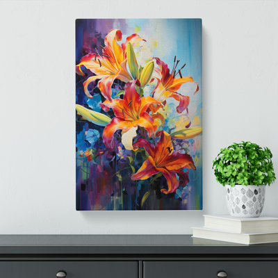 Lily Flower Action No.4 - No Frame Print