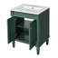 Meuble-lavabo 24 po avec lavabo supérieur-985243669