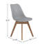 Ensemble de 2 chaises d'appoint en polypropylène