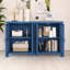 Buffet 51 pouces en bois avec tablettes réglables et poignées rétro-882255758
