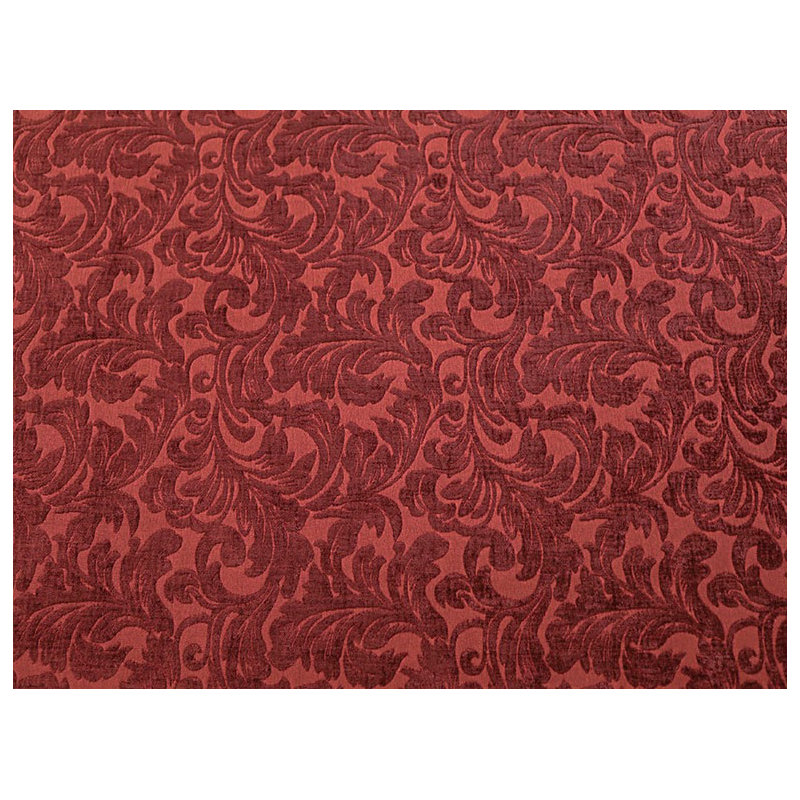 Tissu chenille Sheree, Rouge