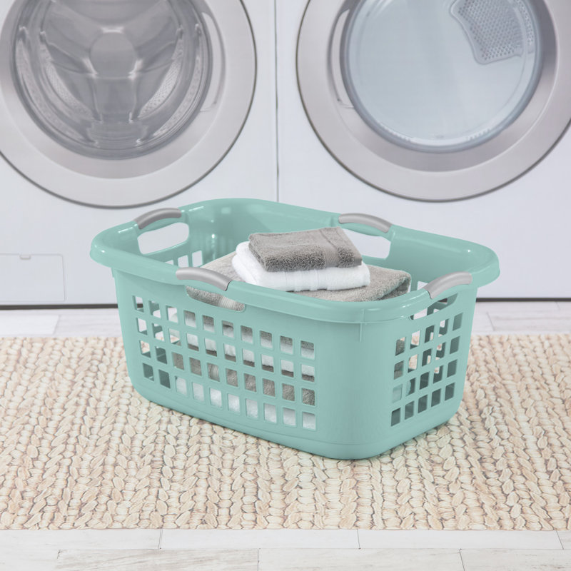 Sterilite 2 Bushel Ultra Laundry Basket, Large, Comfort Handles to Easily Carry Clothes
