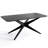 69.3" Rectangle Pedestal Dining Table With Metal Base-135114260