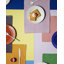 Rhombe Color Cotton Herringbone Rectangle Placemat-318320107