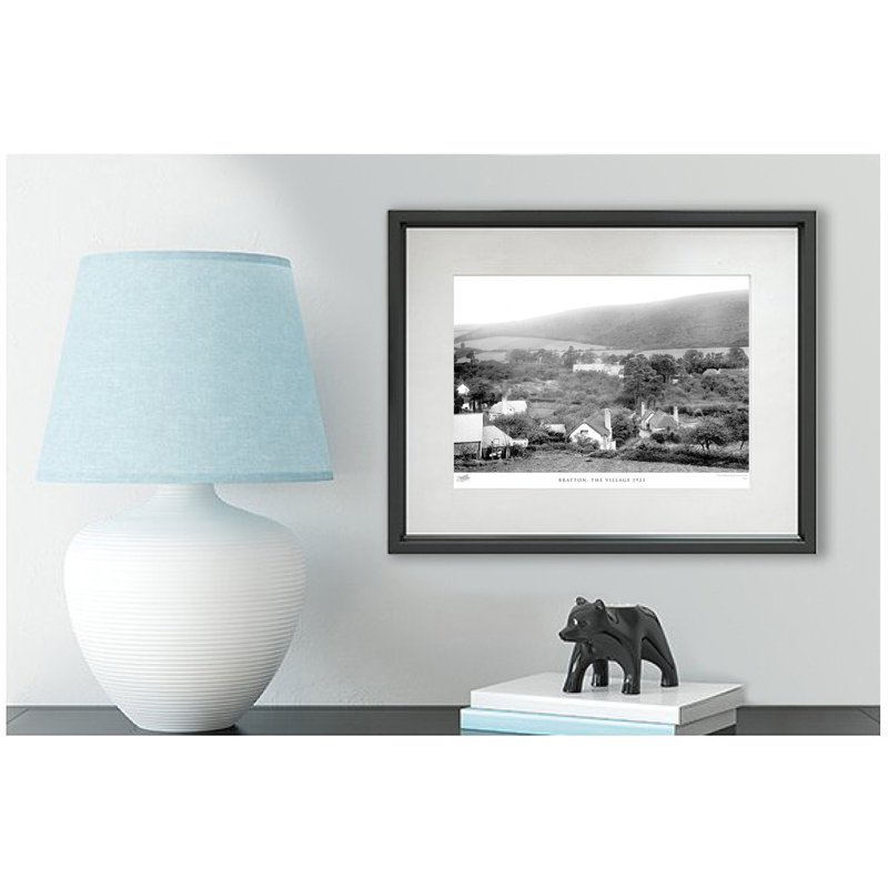 Bratton, The Village 1923 - Single Picture Frame Print, 28cm H x 36cm W x 2.3cm D