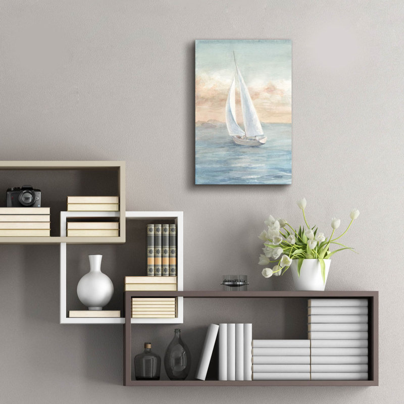 «Full Sail 1» par Danhui Nai, art mural en verre acrylique, H 24 po x l 16 po x P 0,2 po
