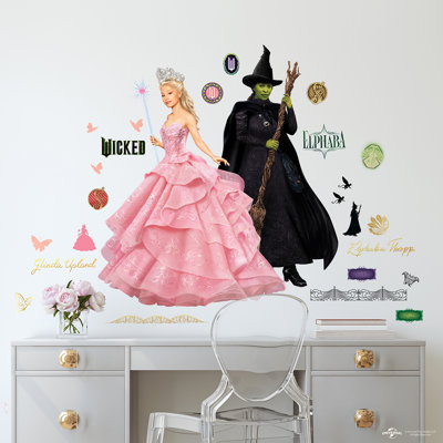 Wicked Elphaba Green Wall Decals