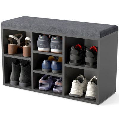 9 Pair Shoe Storage Bench