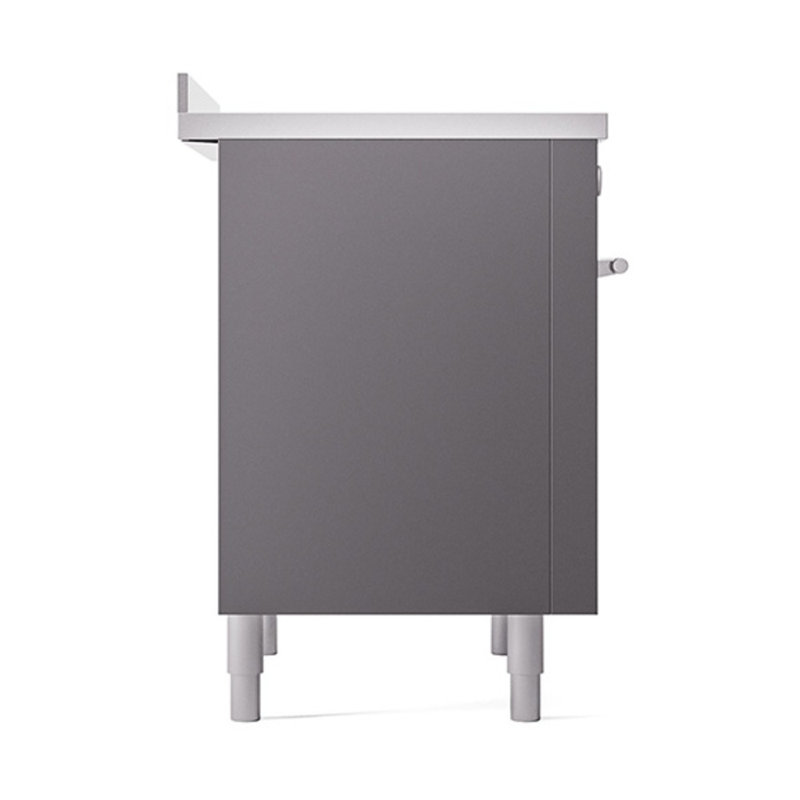 ILVE Professional Plus II 36 in Induction Range, Graphite Matte/Stainless Steel