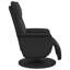  Fauteuil inclinable avec repose-pieds en similicuir noir-1924330595