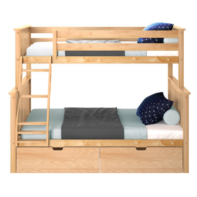 Bolles Kids Bunk Bed with Drawers