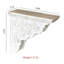 Supports de ferme rétro, supports en bois blanc, paire de corbeaux, supports à corbeaux usés pour décoration murale-128553979