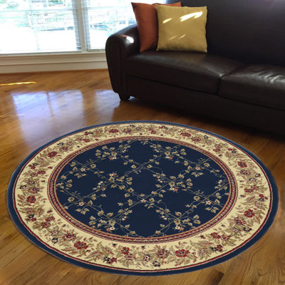 Tapis bleu marine Weisgerber