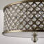 Augustine Crystal Semi Flush Mount