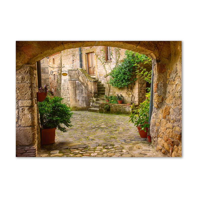 Italian Streets - Print, 70" H x 100" W x 4" D