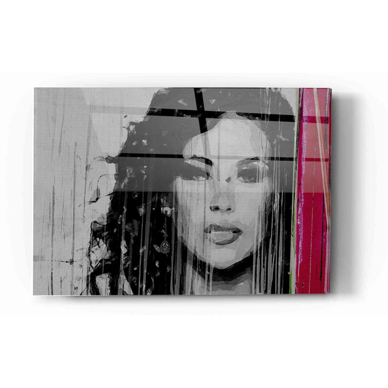 «Painted Lady» par Karen Smith, art mural en verre acrylique, H 12 po x l 16 po x P 0,12 po