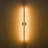31.7" Minimalist Vanity Linear LED Curved Wall Sconce